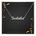 Personalised name necklace custom jewellery gift