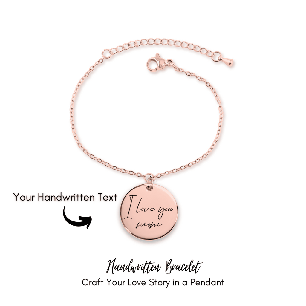 Personalised Handwriting Bracelet – Custom Memorial Gift