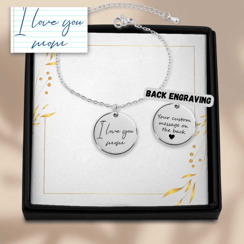Personalised Handwriting Bracelet – Custom Memorial Gift