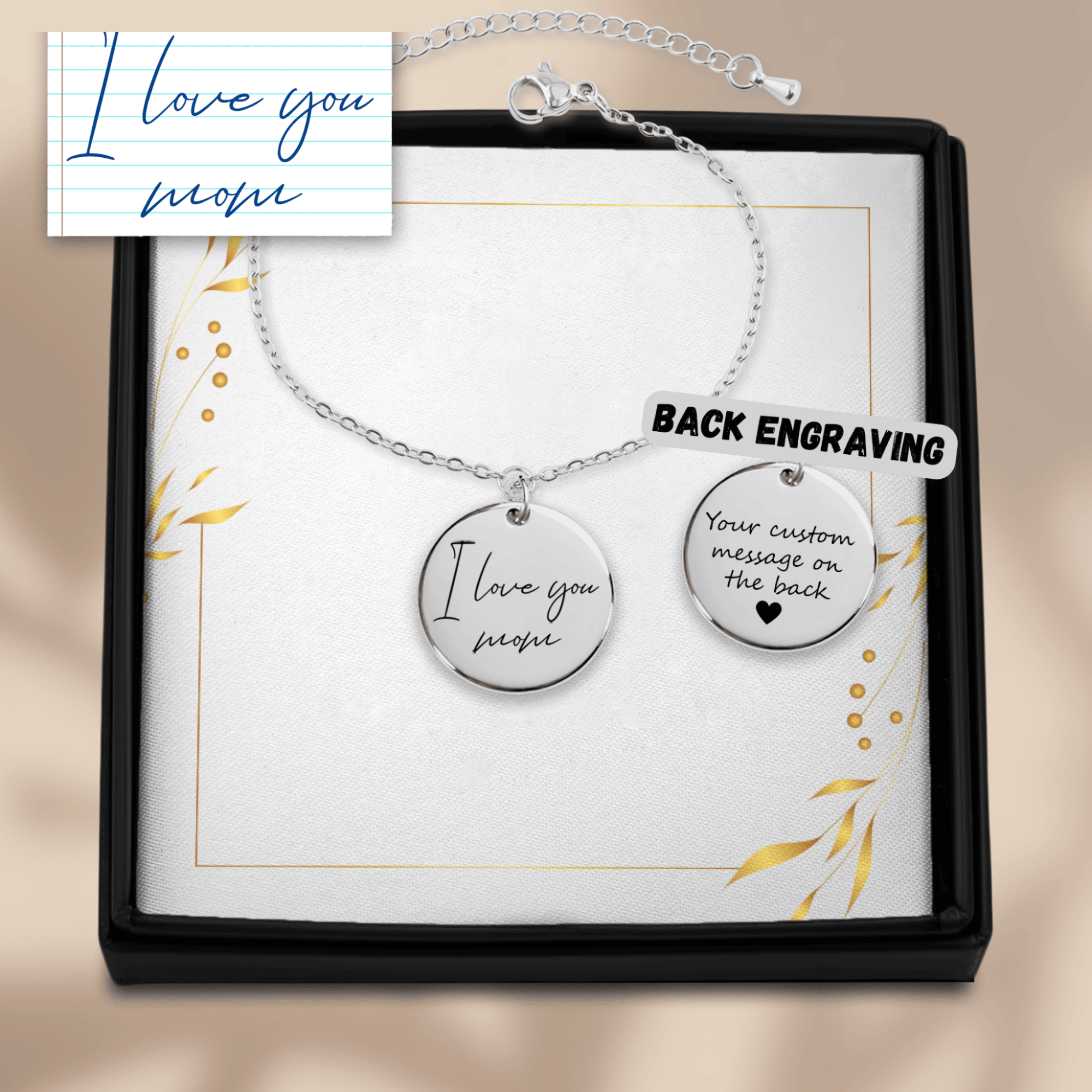 Personalised Handwriting Bracelet – Custom Memorial Gift