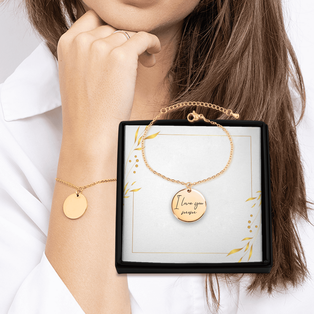 Personalised Handwriting Bracelet – Custom Memorial Gift