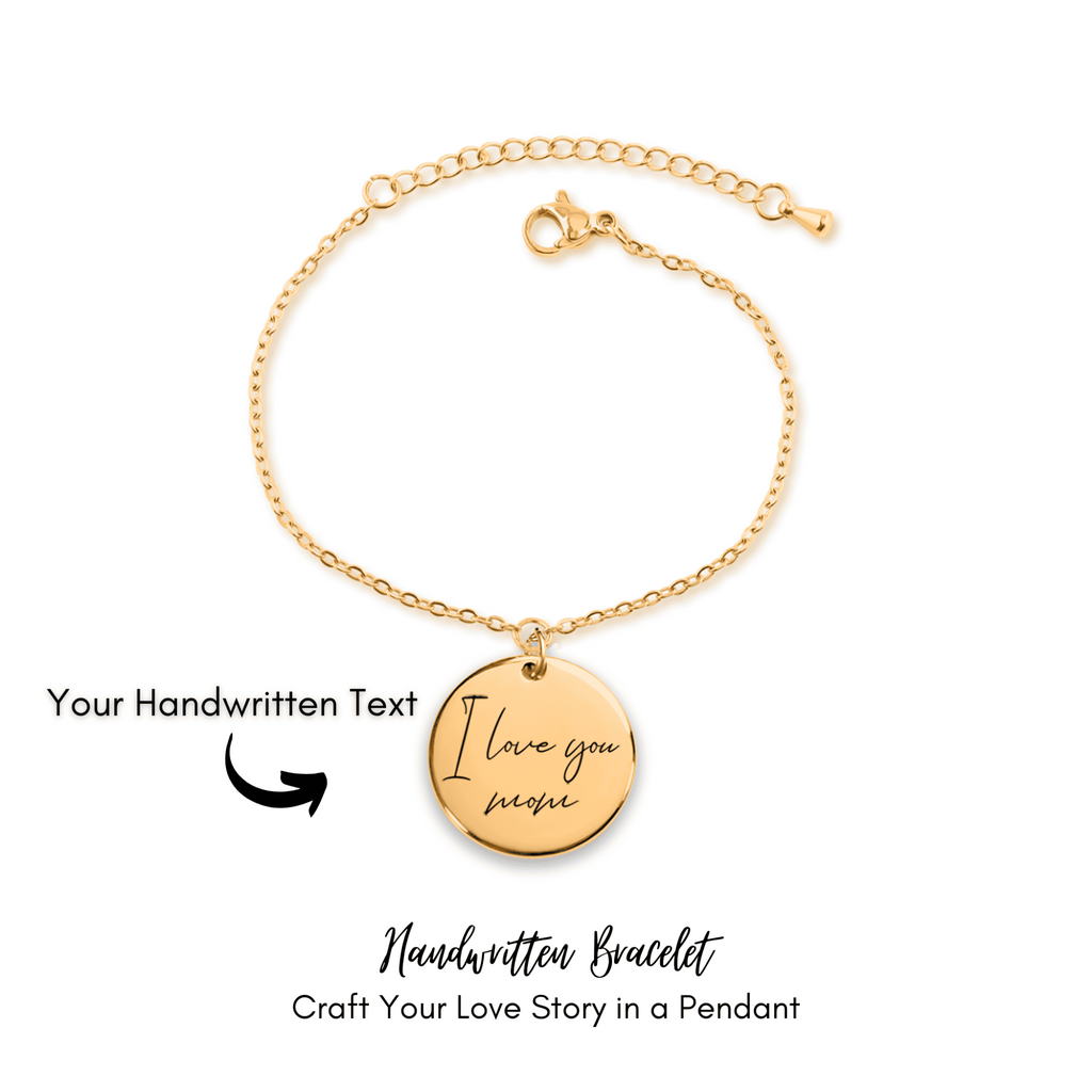Personalised Handwriting Bracelet – Custom Memorial Gift