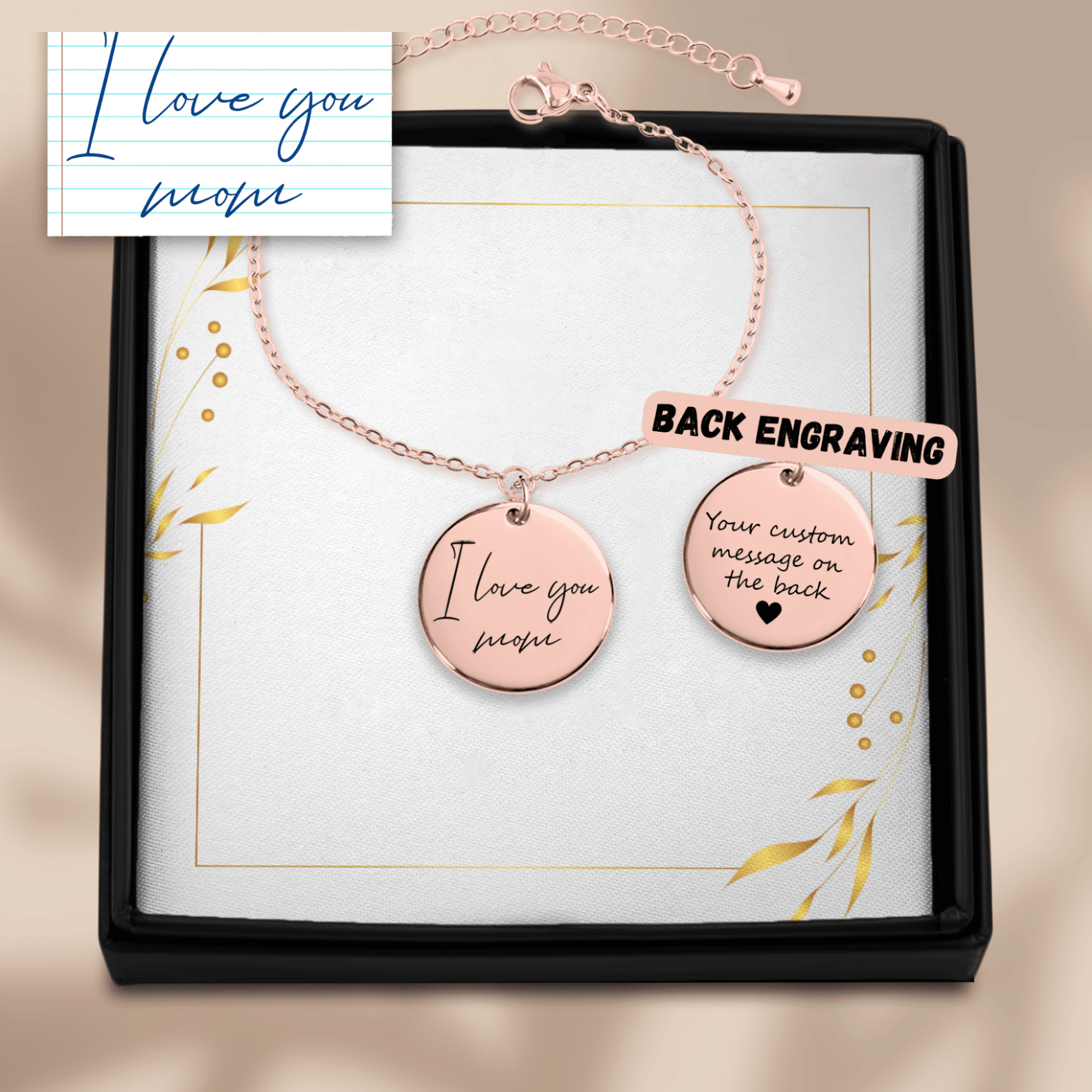 Personalised Handwriting Bracelet – Custom Memorial Gift